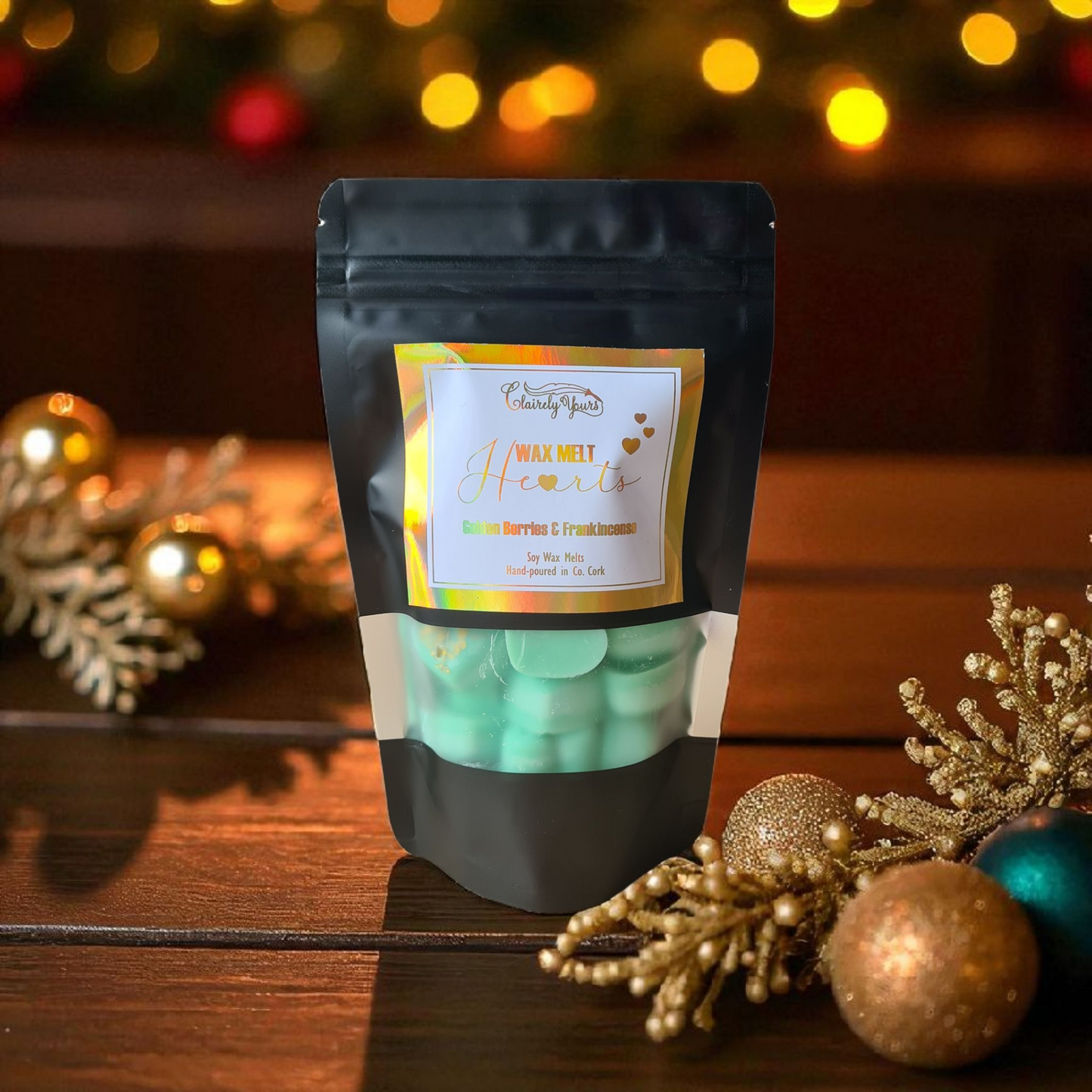 Golden Berries & Frankincense - Wax Melt Hearts