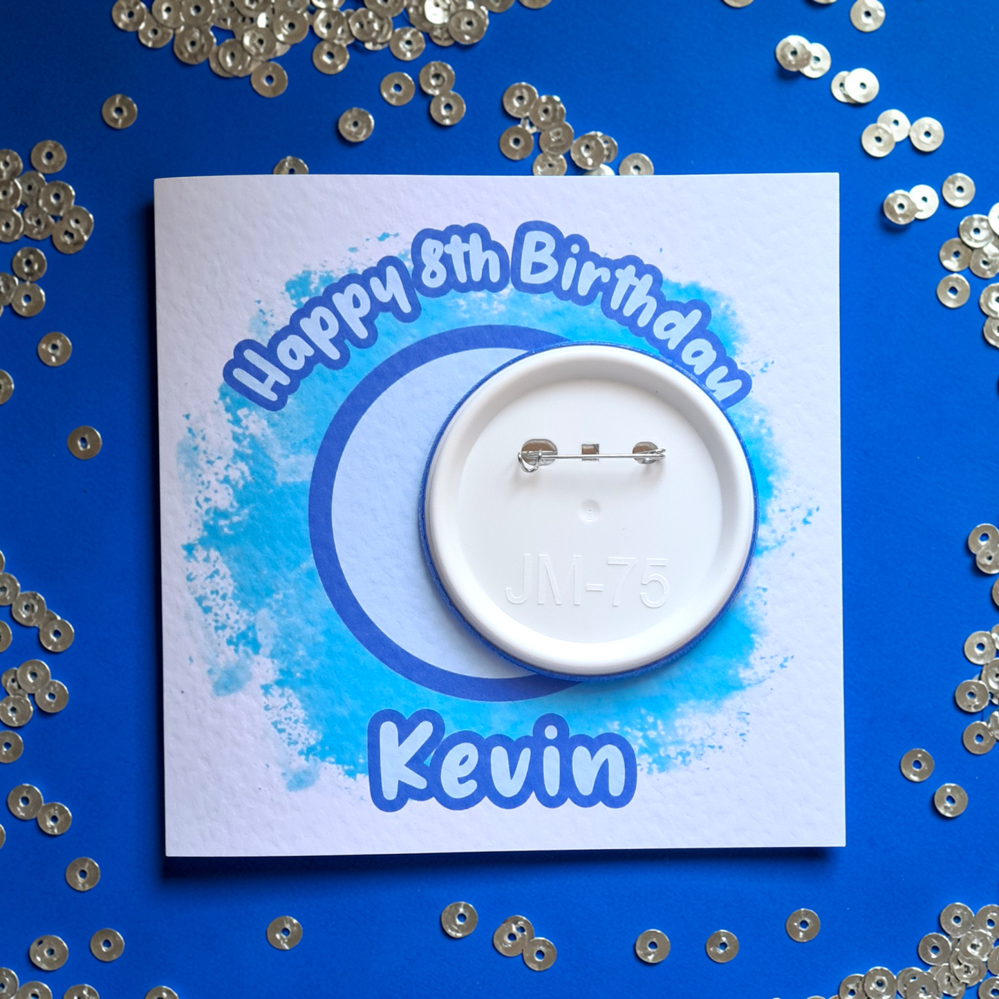 Birthday Card and Matching Badge
