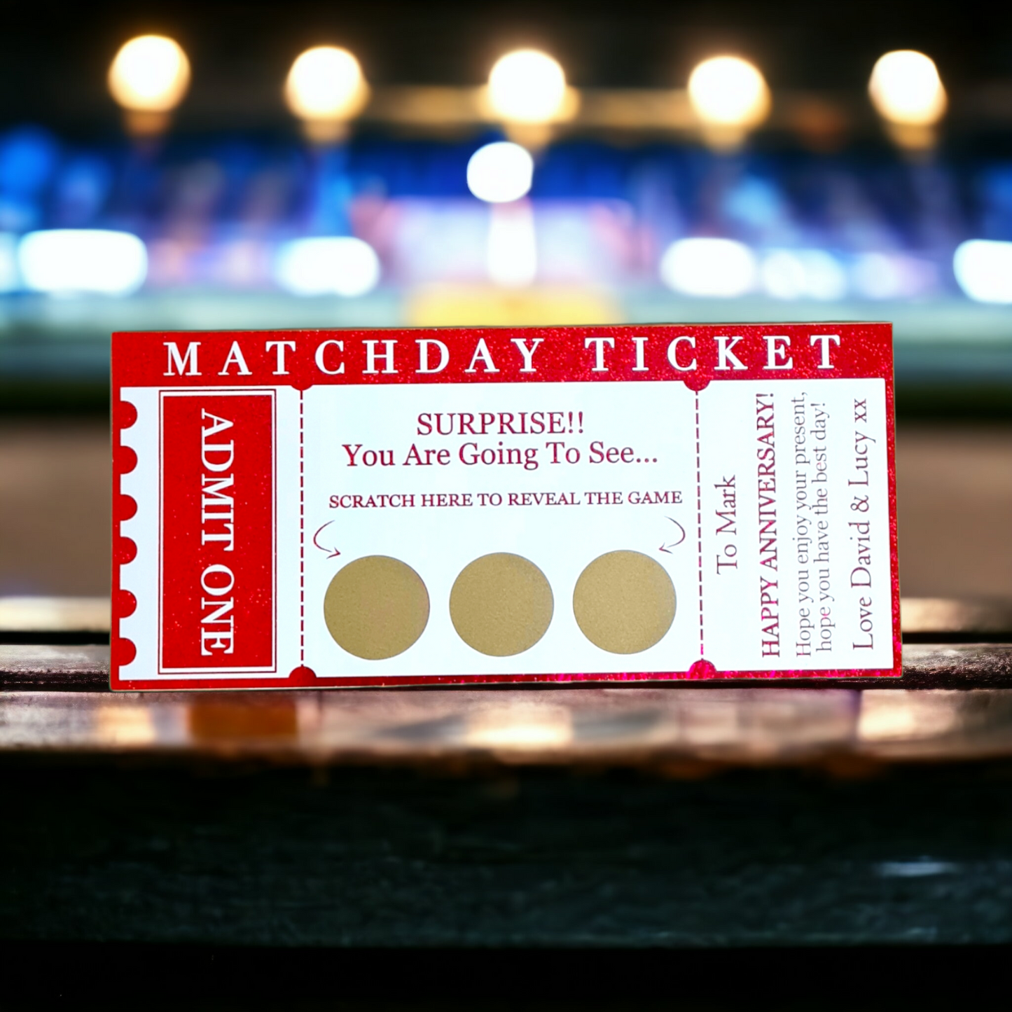Matchday Scratch Card