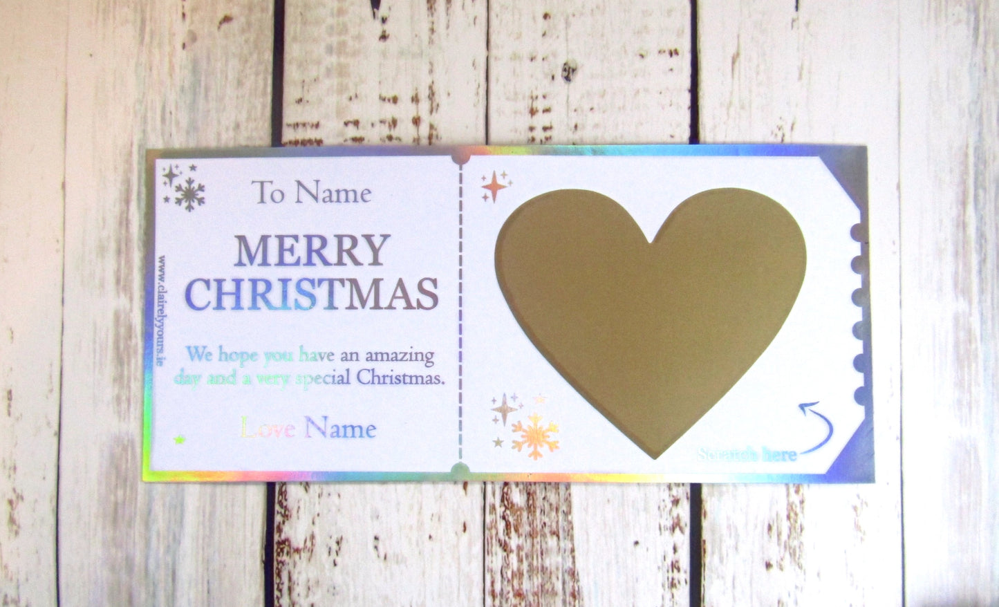 Christmas Scratch Card
