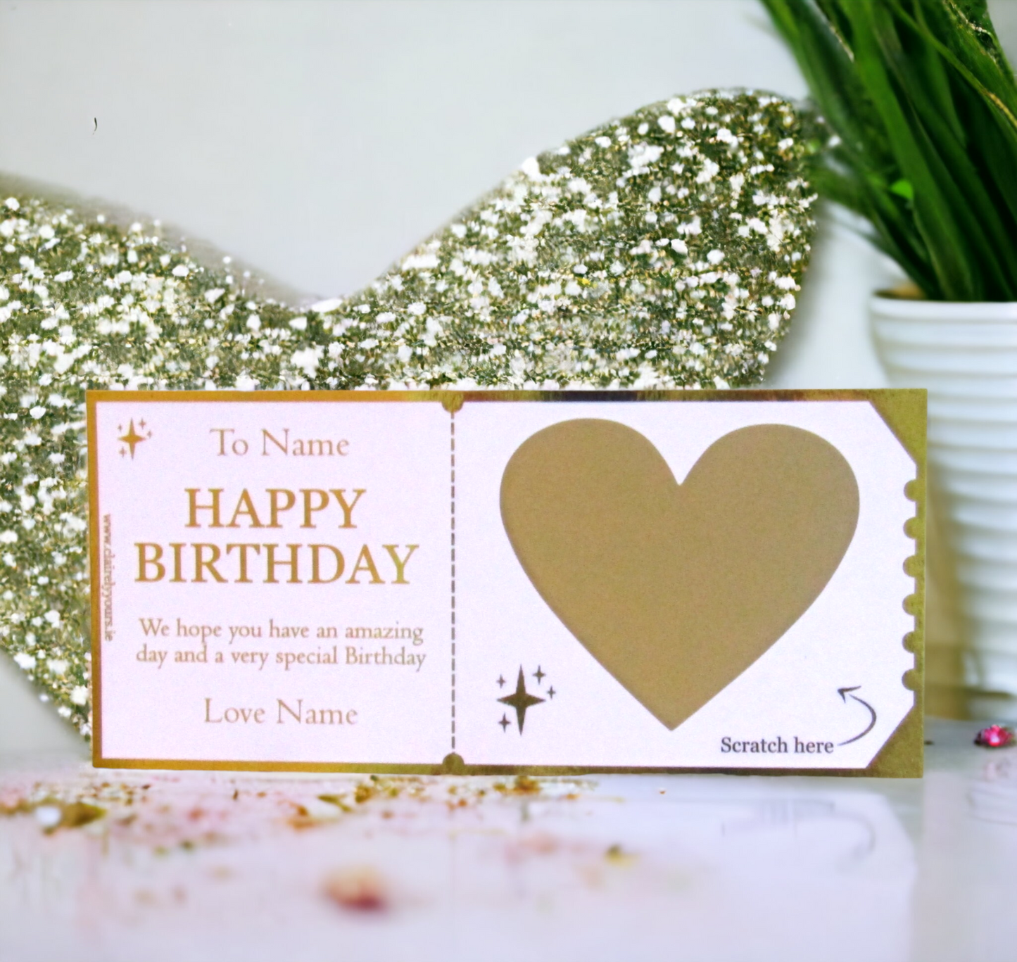 Birthday Scratch Card