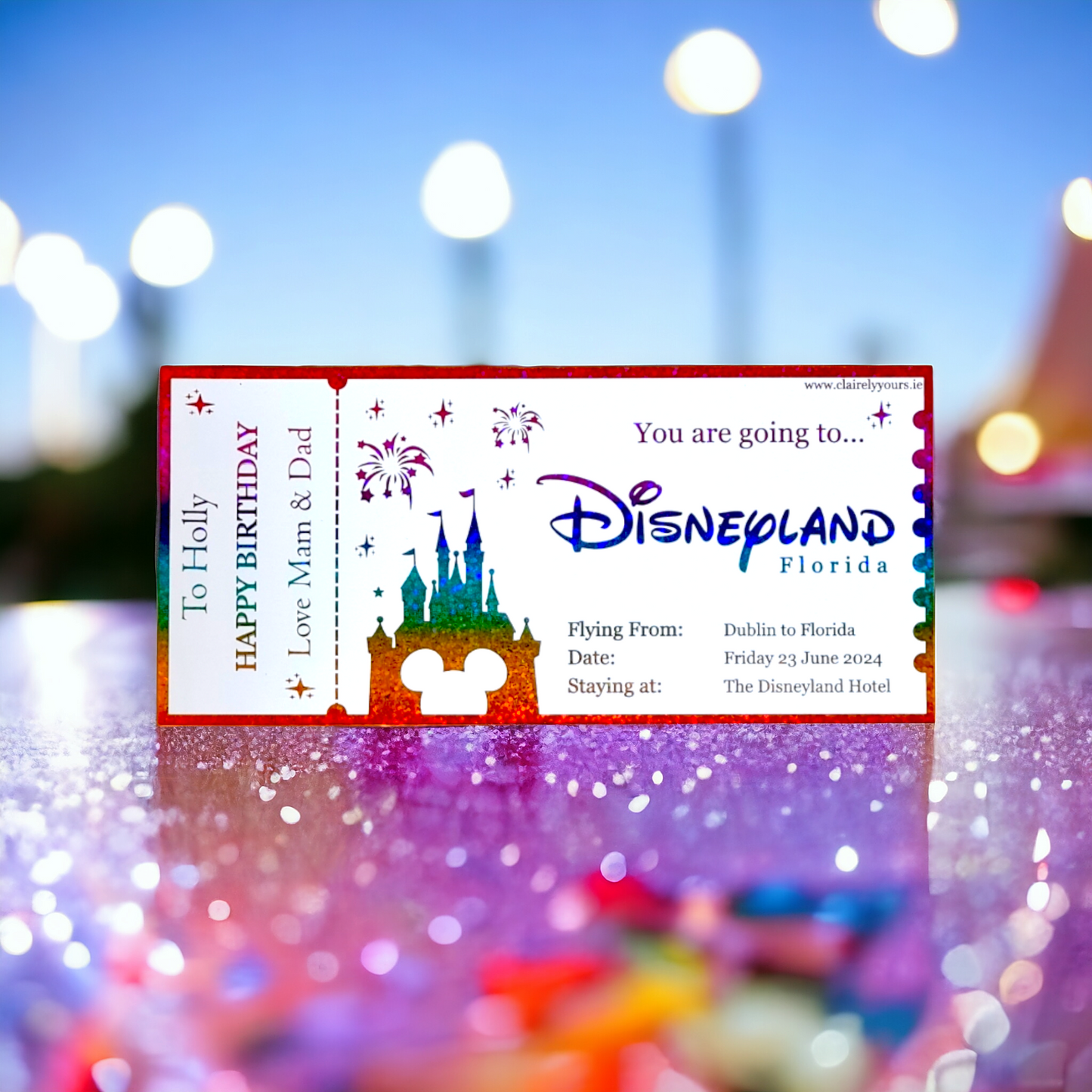 Disneyland Boarding Ticket