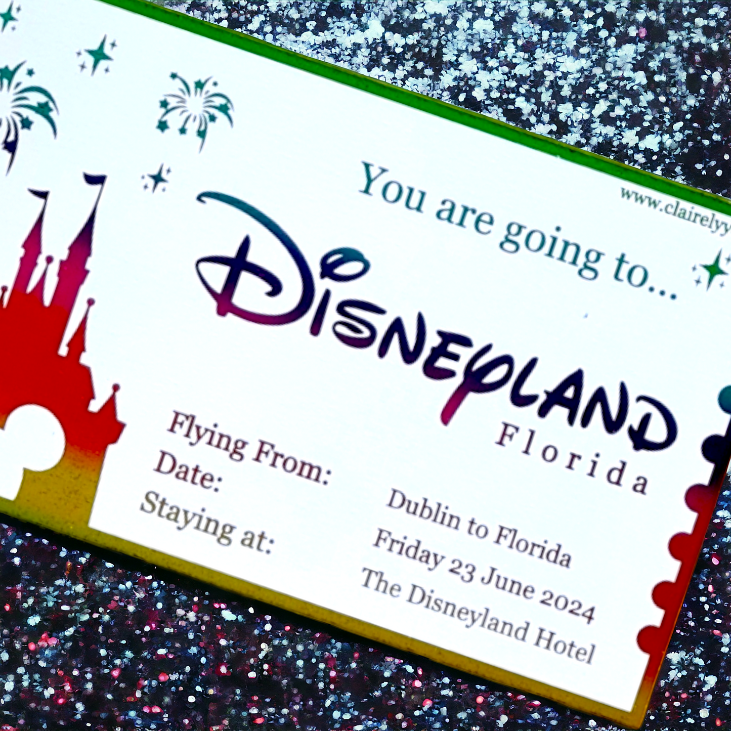 Disneyland Boarding Ticket