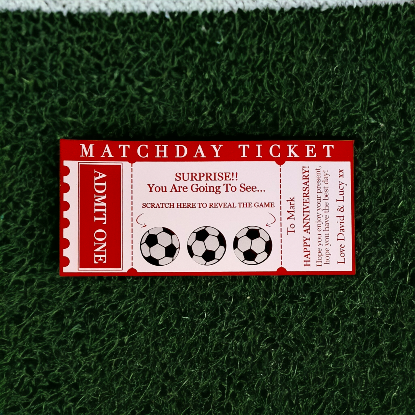 Matchday Scratch Card