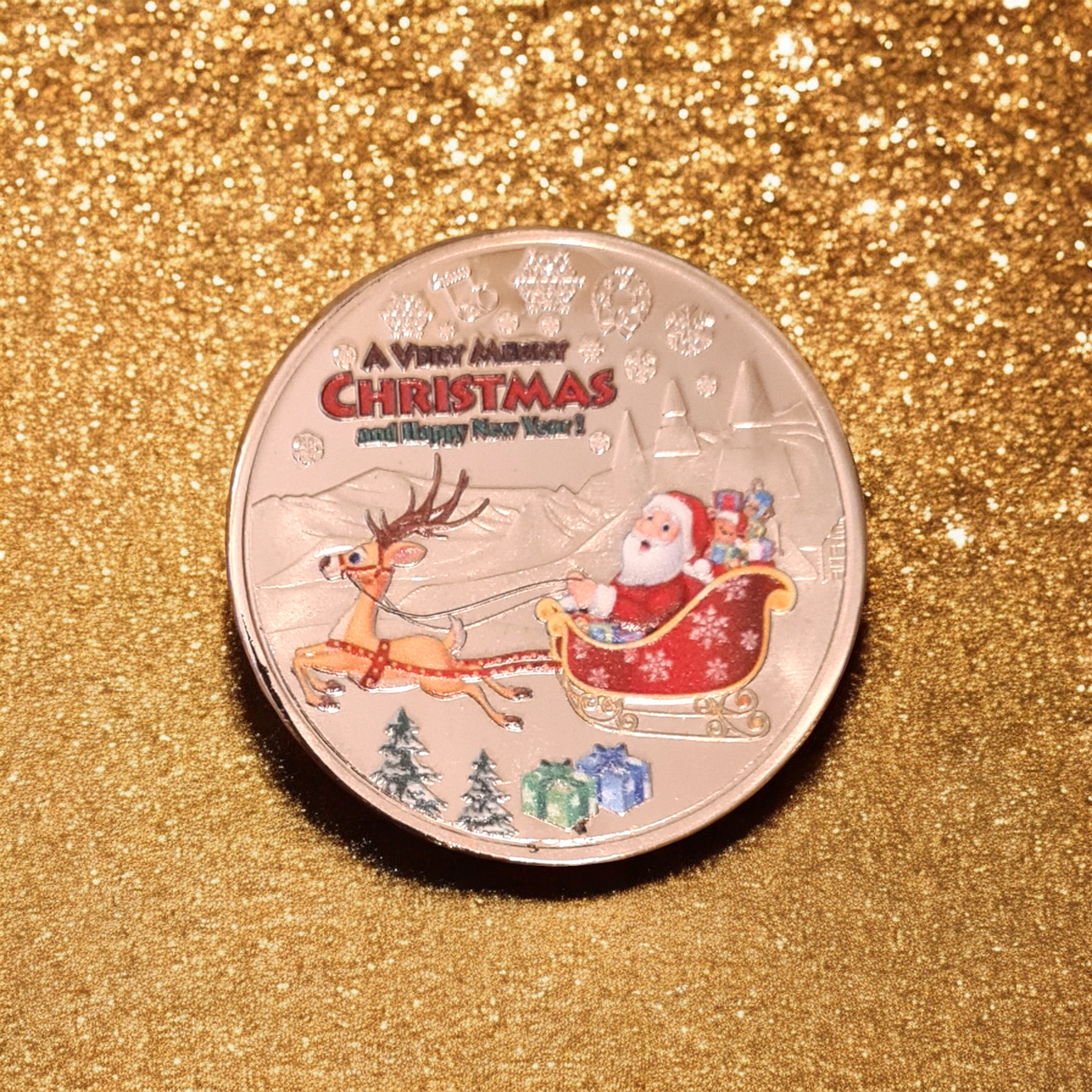 Silver Christmas Coin