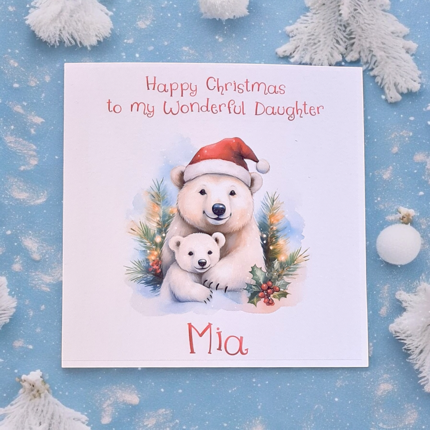Polar Bear Christmas Card