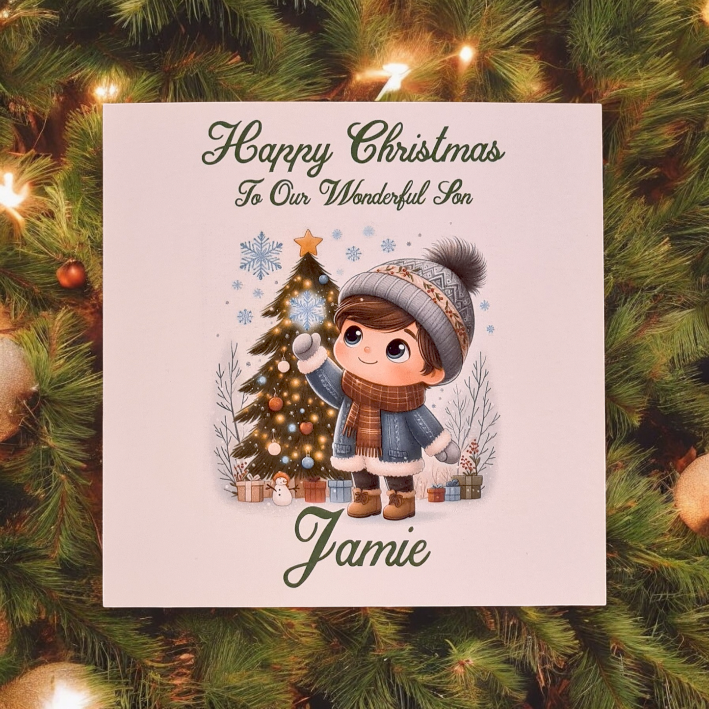 Precious Moments Christmas Card