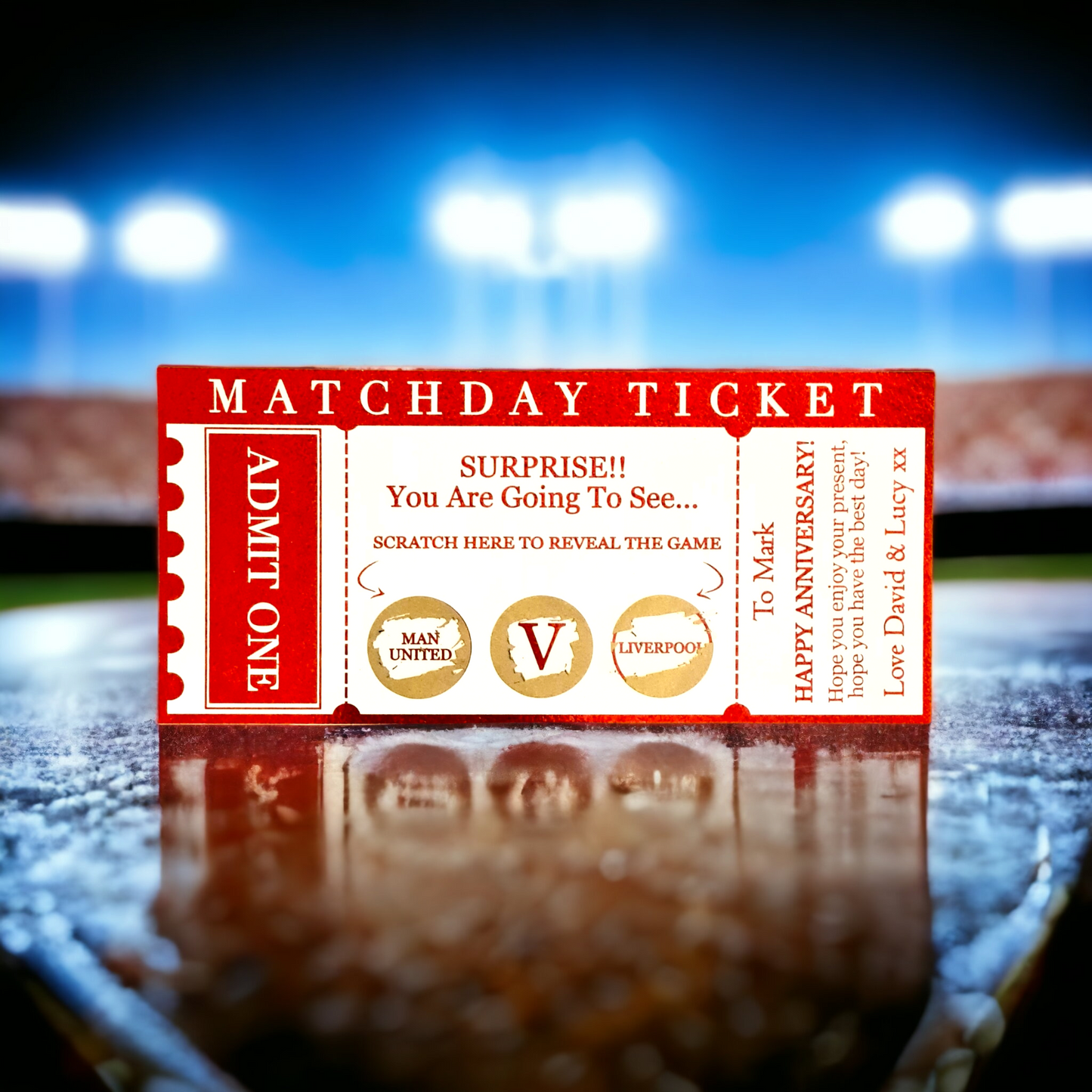 Matchday Scratch Card