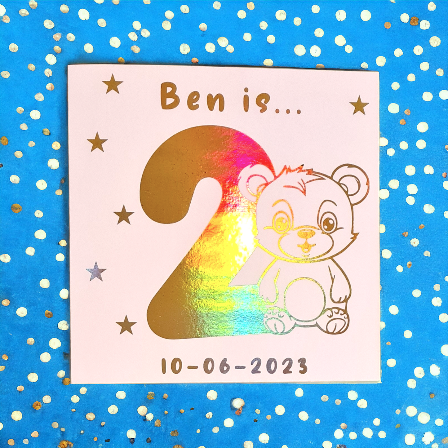 Kids Birthday Card (Age)