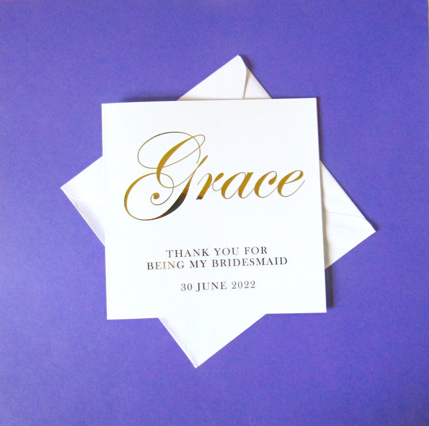 Thank you for being my Bridesmaid Card