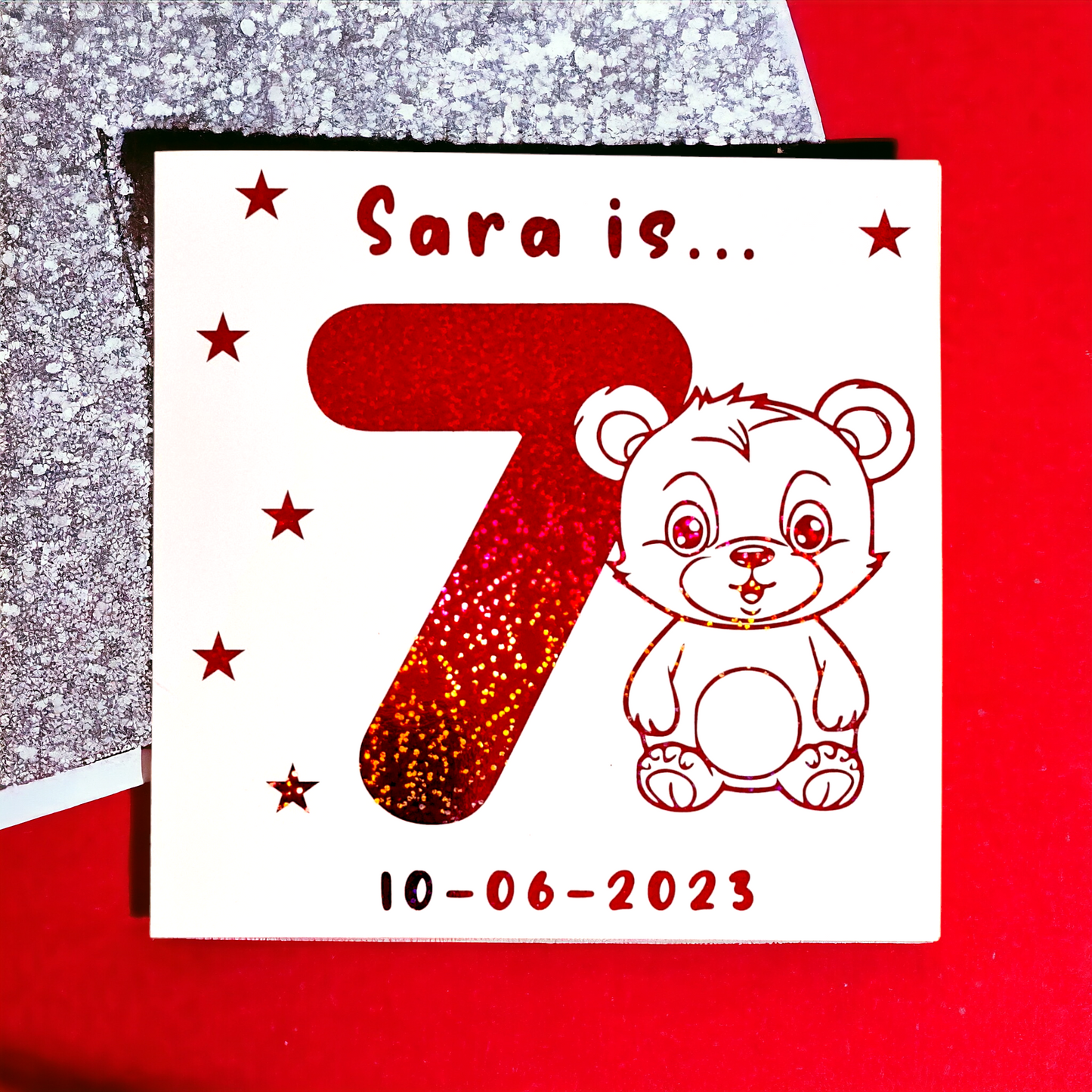 Kids Birthday Card (Age)