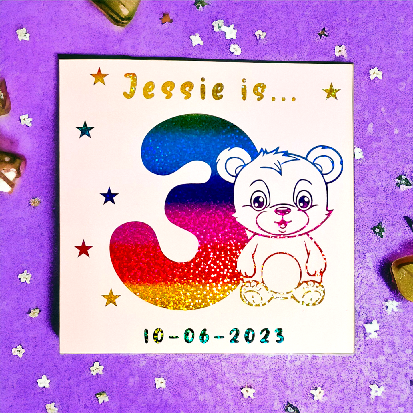 Kids Birthday Card (Age)