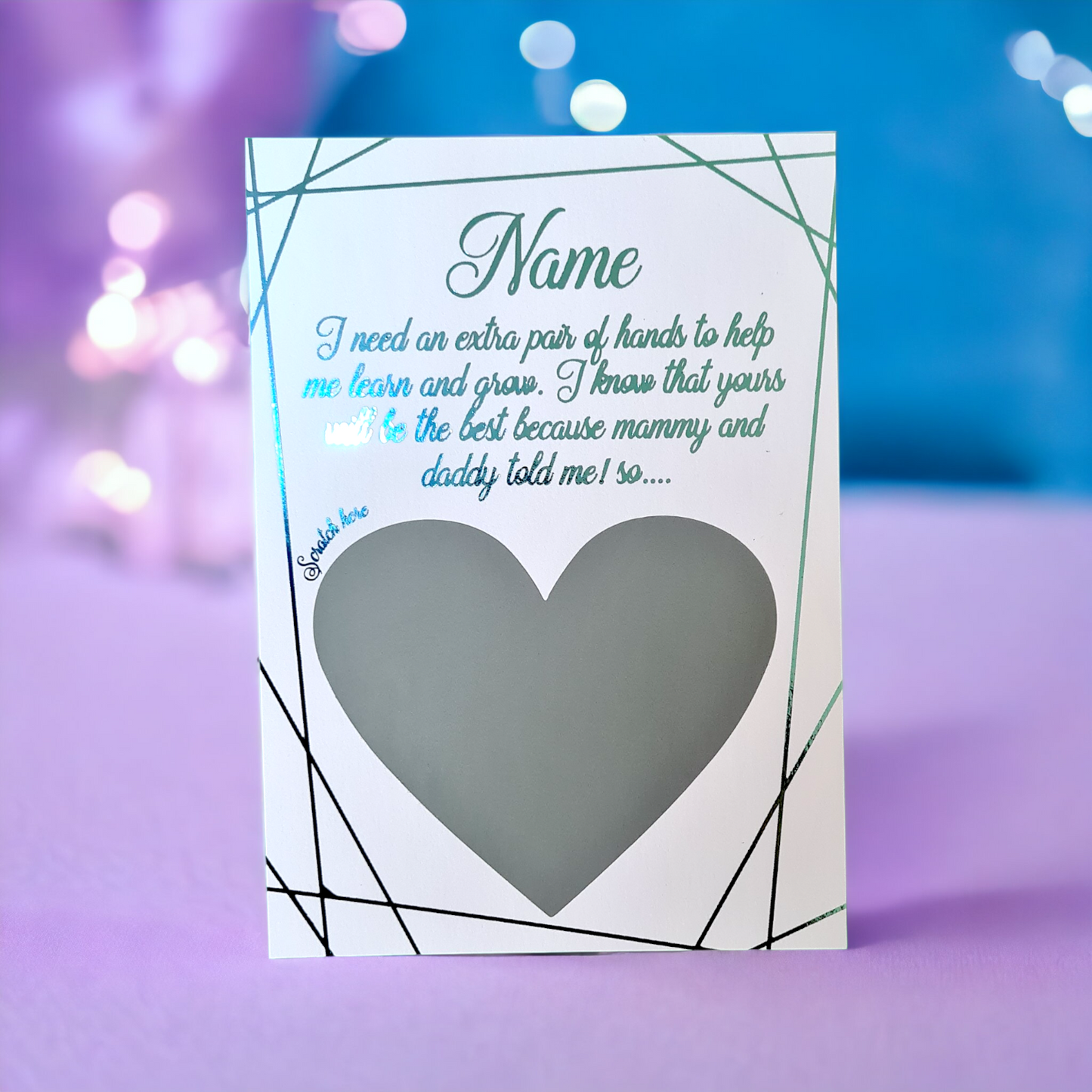 Will you be my Godmother/Father Scratch Card