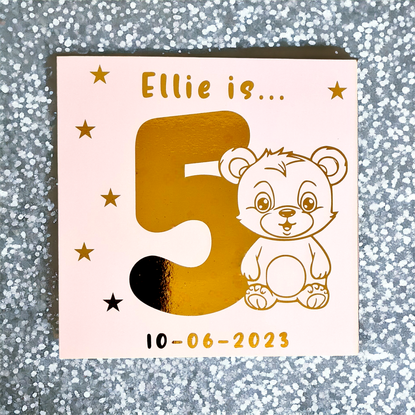 Kids Birthday Card (Age)