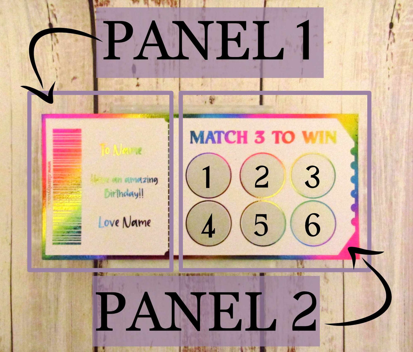 Personalised Scratch Card