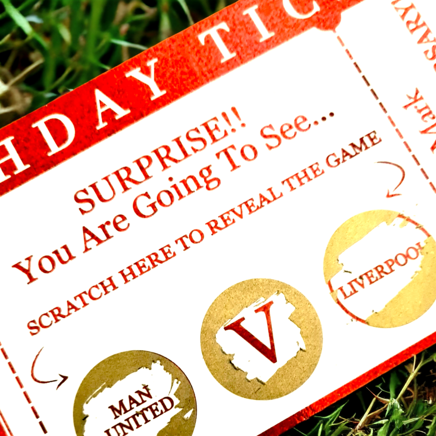 Matchday Scratch Card