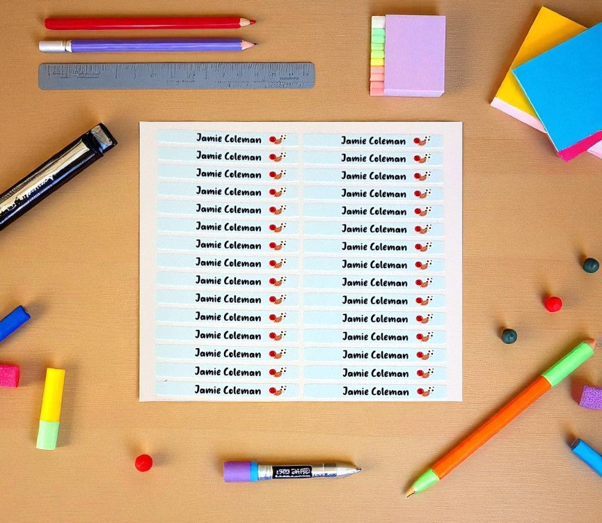 60 x Pen Label Stickers