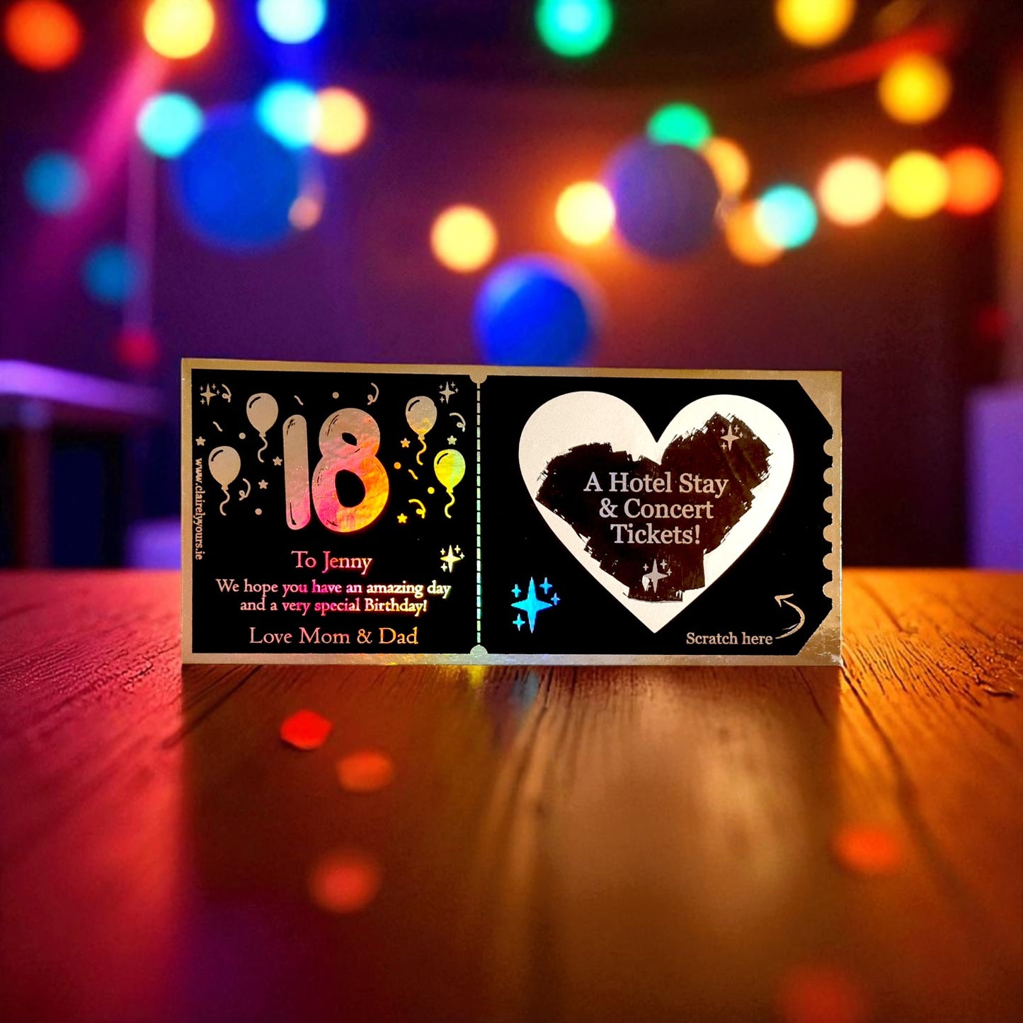 Birthday Scratch Card - Age