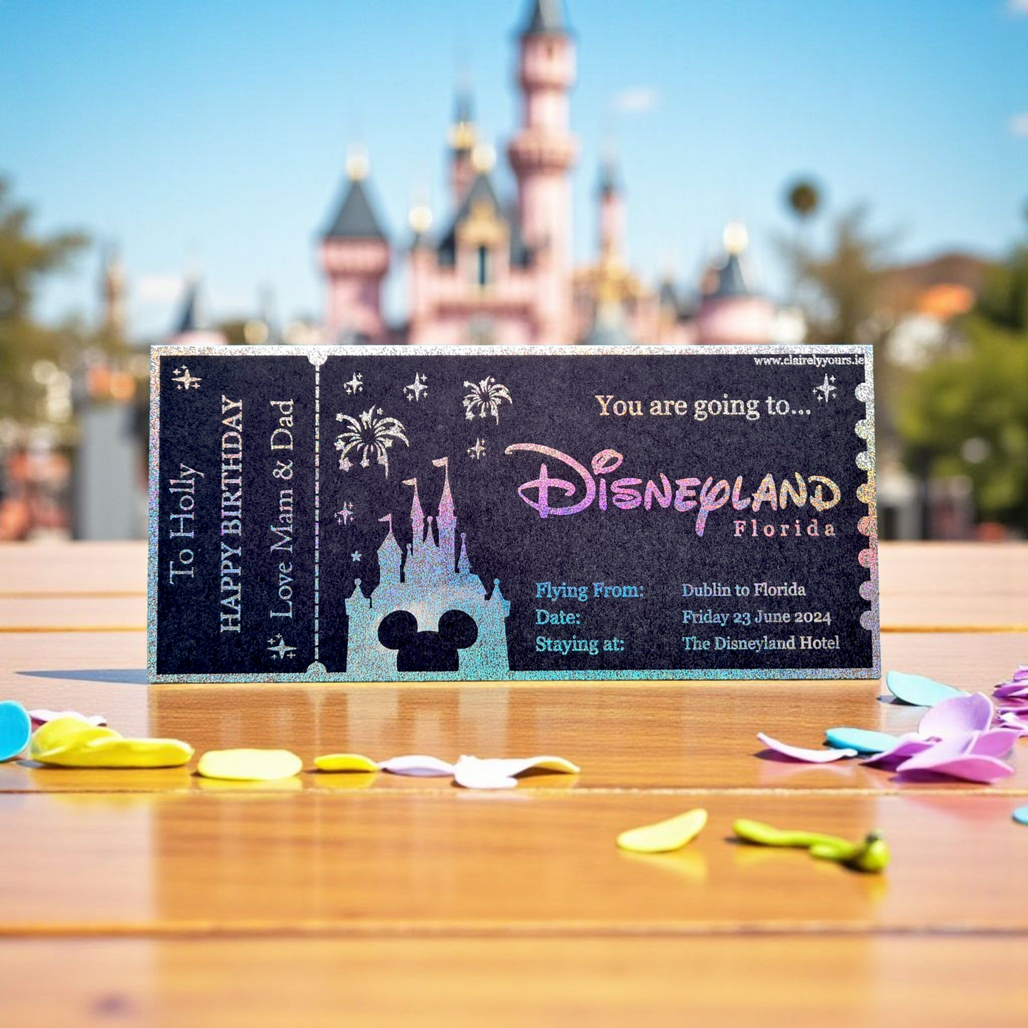 Disneyland Boarding Ticket