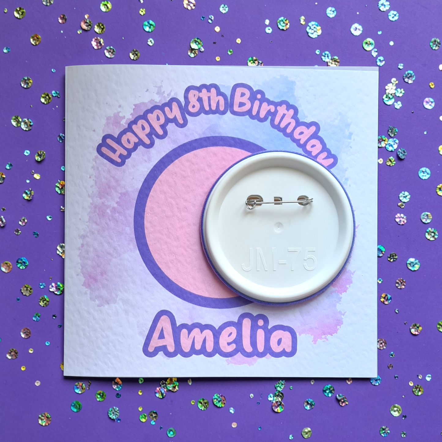 Birthday Card & Matching Badge