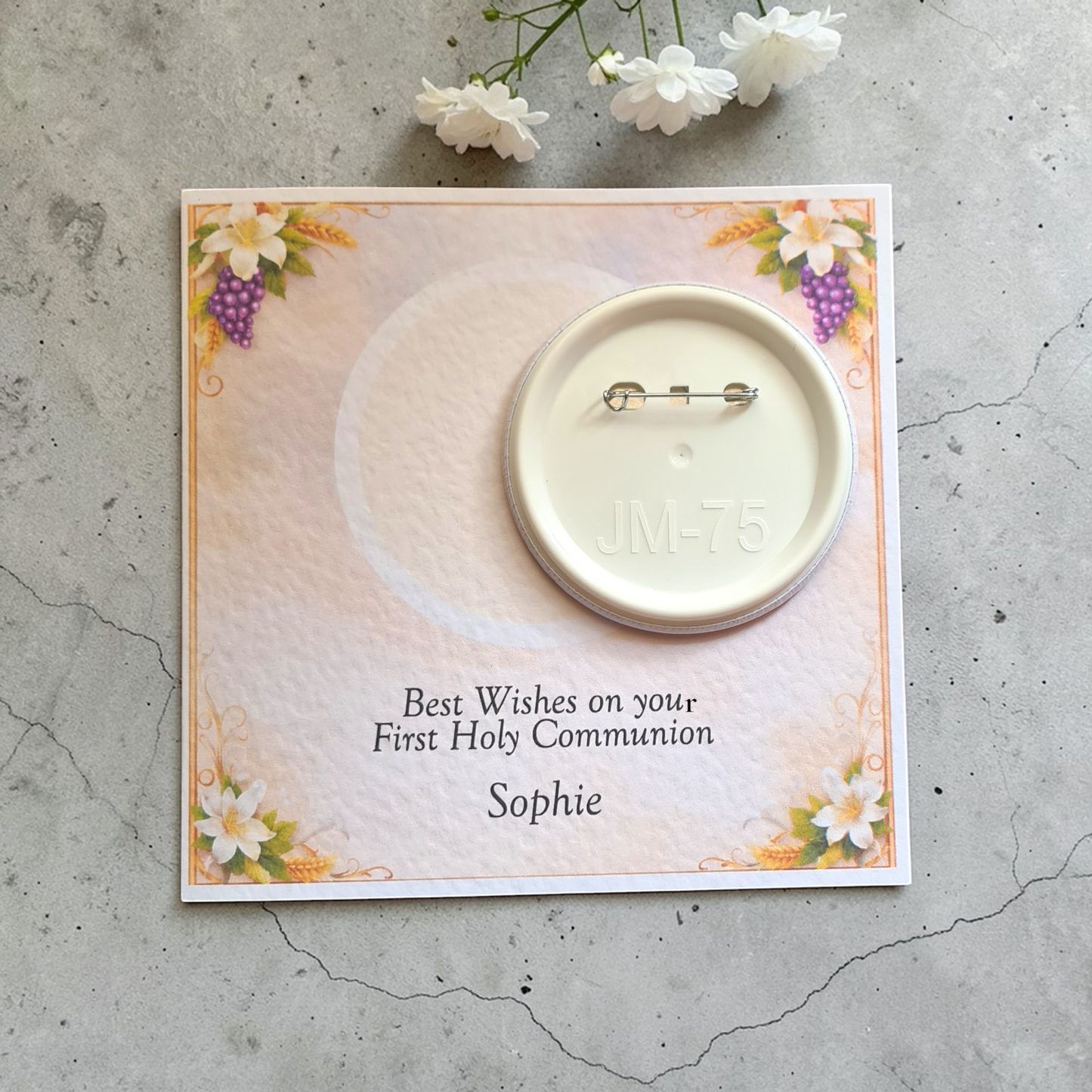 Communion Card & Matching Badge