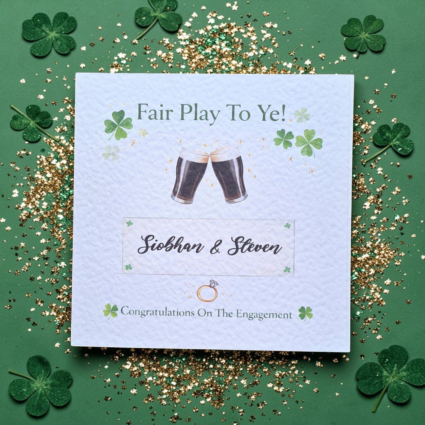 Engagement Card - Irish Theme