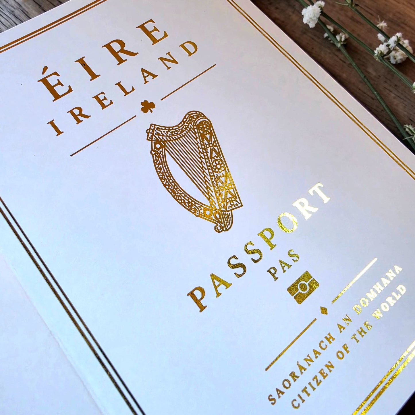 Passport Scratch Reveal Card