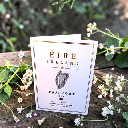 Passport Scratch Reveal Card