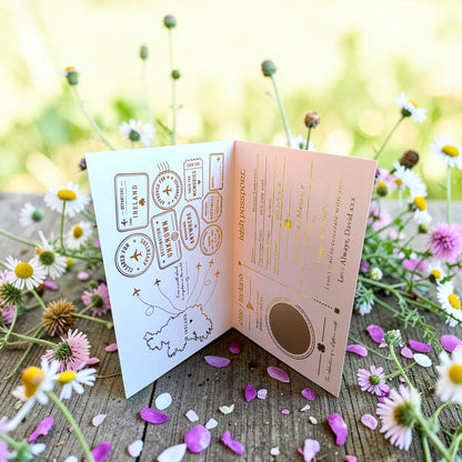 Passport Scratch Reveal Card