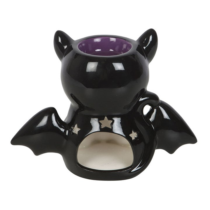 Cute & Creepy Bat Cat Wax Burner