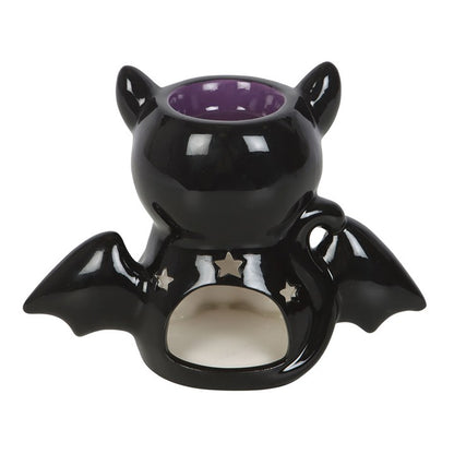 Cute & Creepy Bat Cat Wax Burner