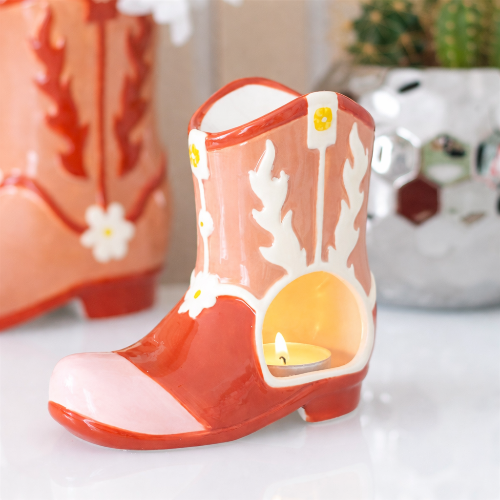 Cowboy Boot  Wax Warmer Melter