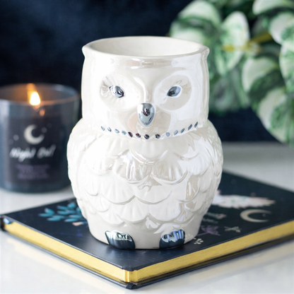 Owl Shaped Iridescent Wax Burner
