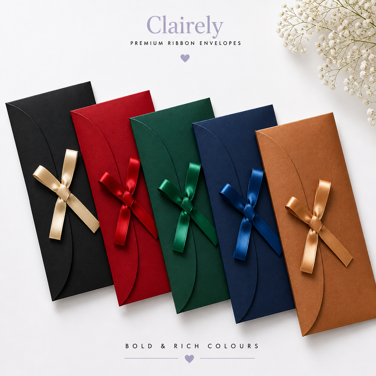 Premium DL Ribbon Envelopes for Scratch Cards