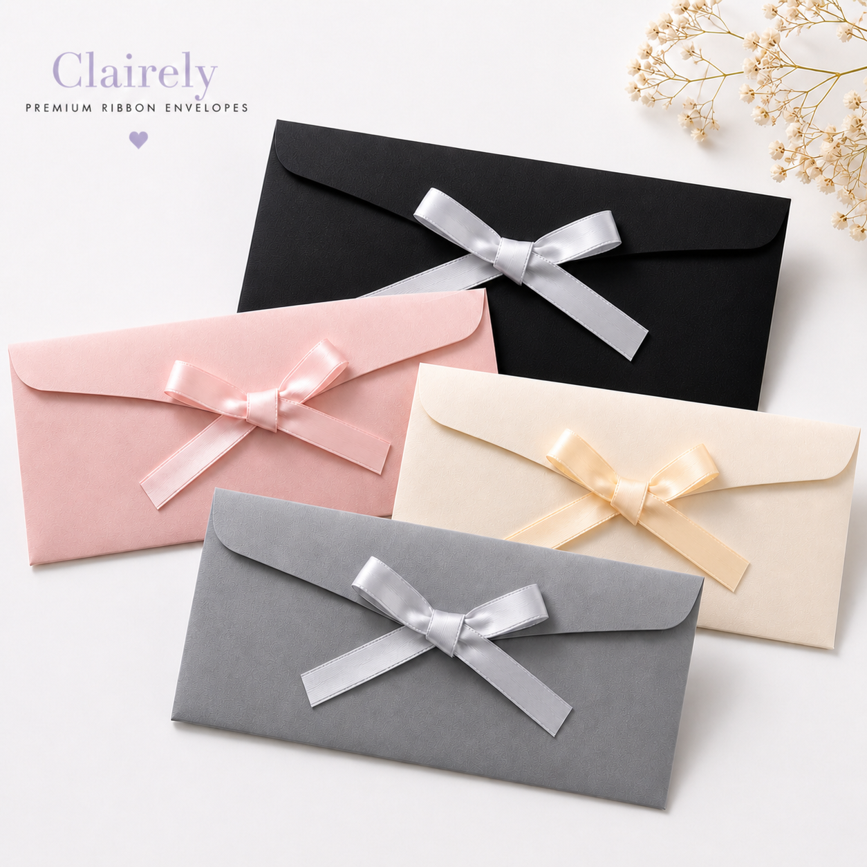 Premium DL Ribbon Envelopes for Scratch Cards