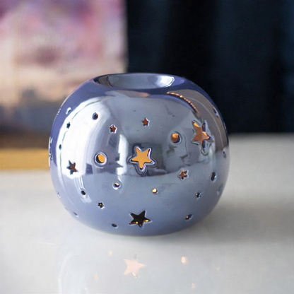 Purple Iridescent Star Wax Burner