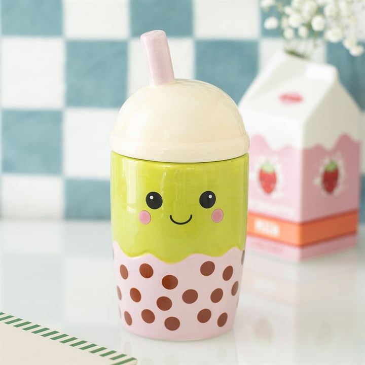 Kawaii Bubble Tea Ceramic Wax Burner