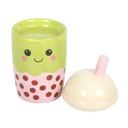 Kawaii Bubble Tea Ceramic Wax Burner
