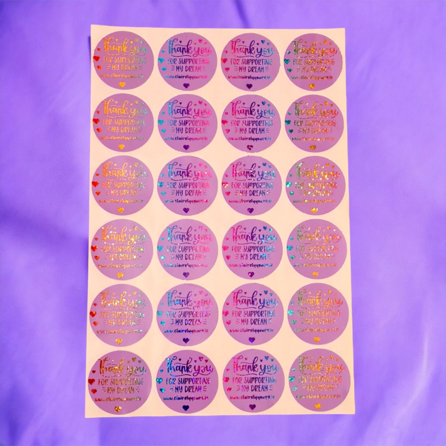 Gloss + Foil Custom Stickers