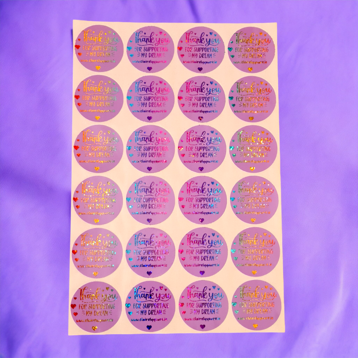 Gloss + Foil Custom Stickers