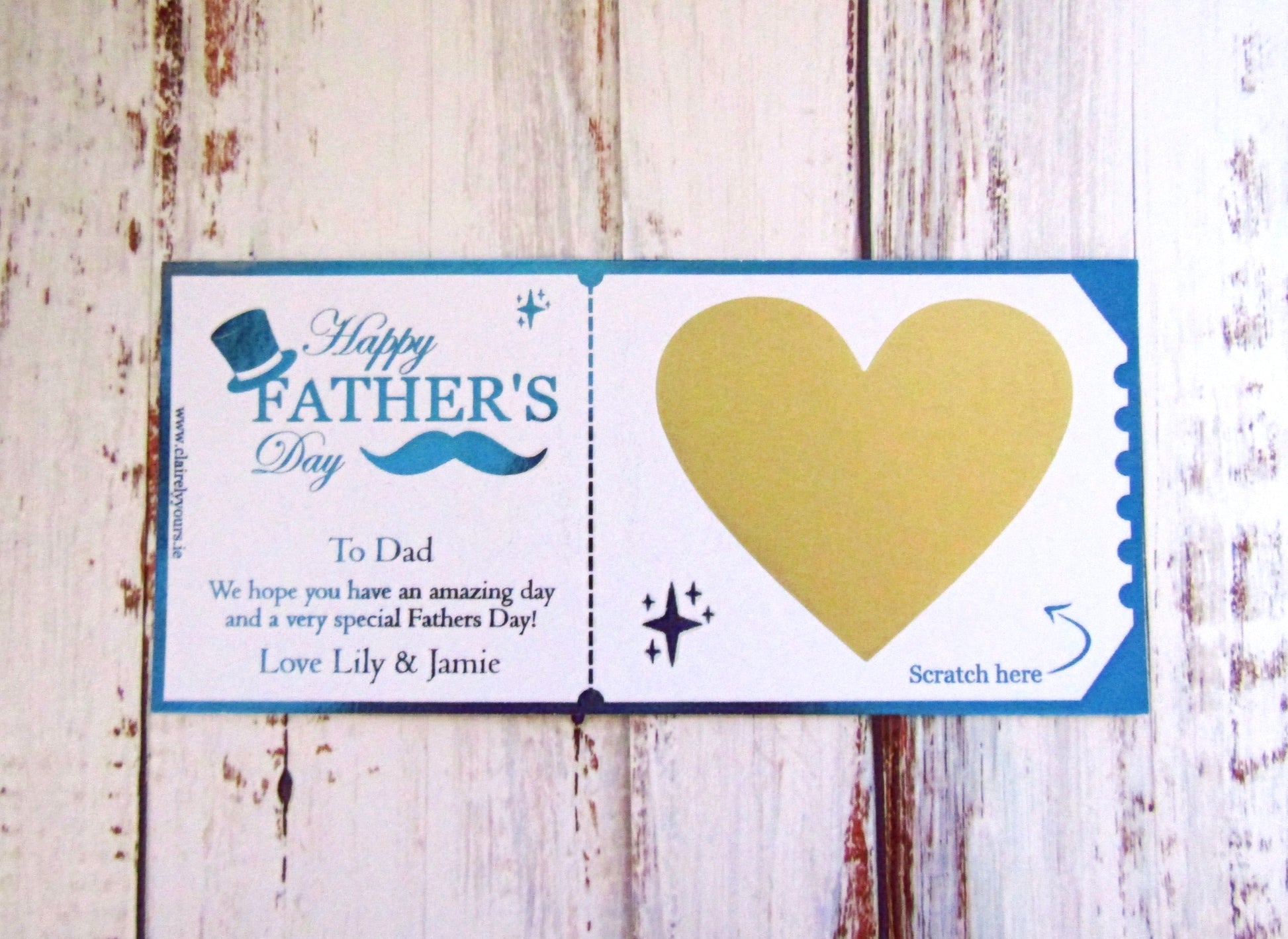 Father's Day Scratch Card