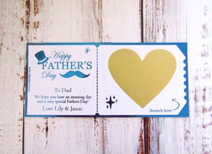 Father's Day Scratch Card