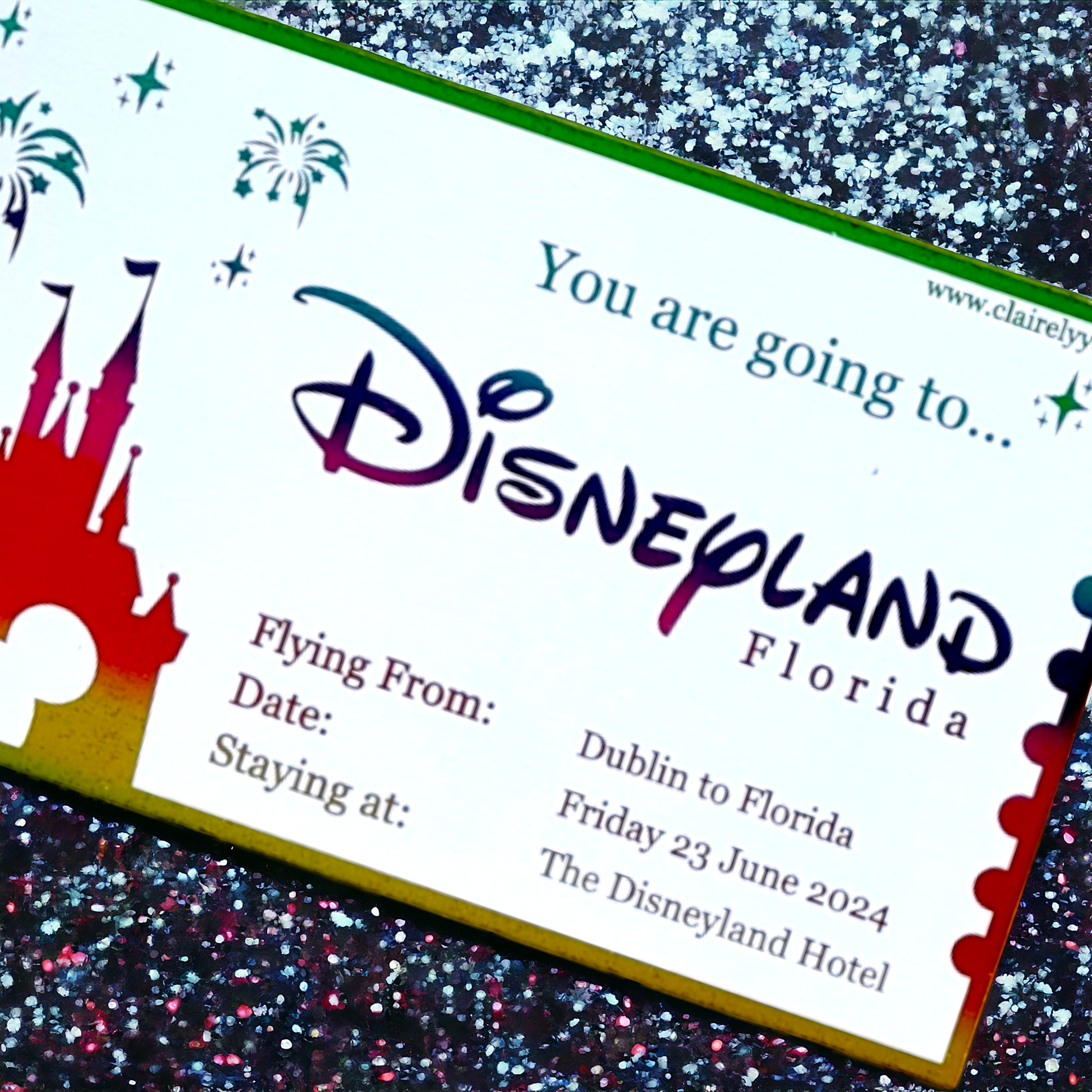 Disneyland Boarding Ticket