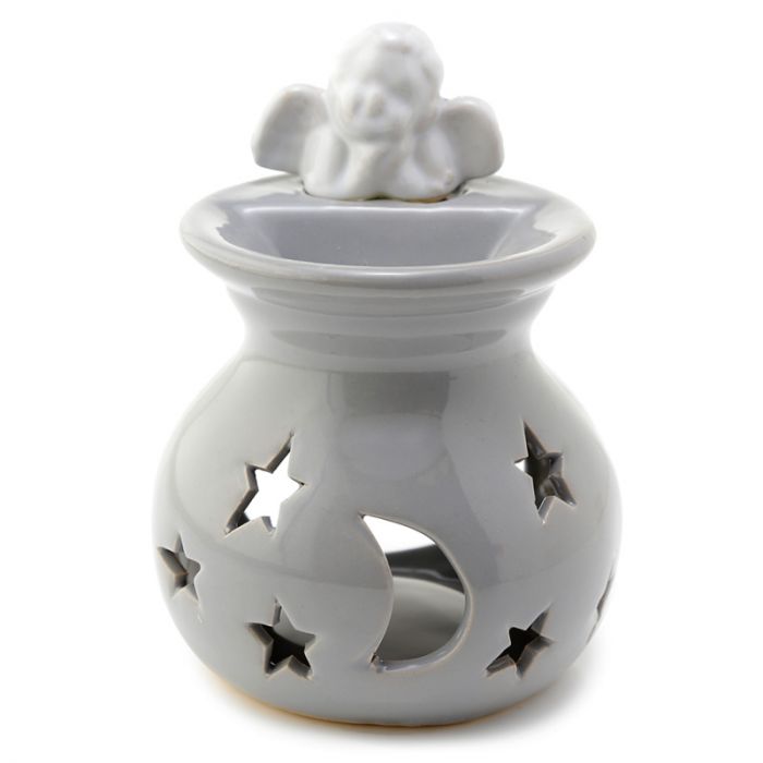 Eden Moon & Stars Cherub Ceramic Wax Burner