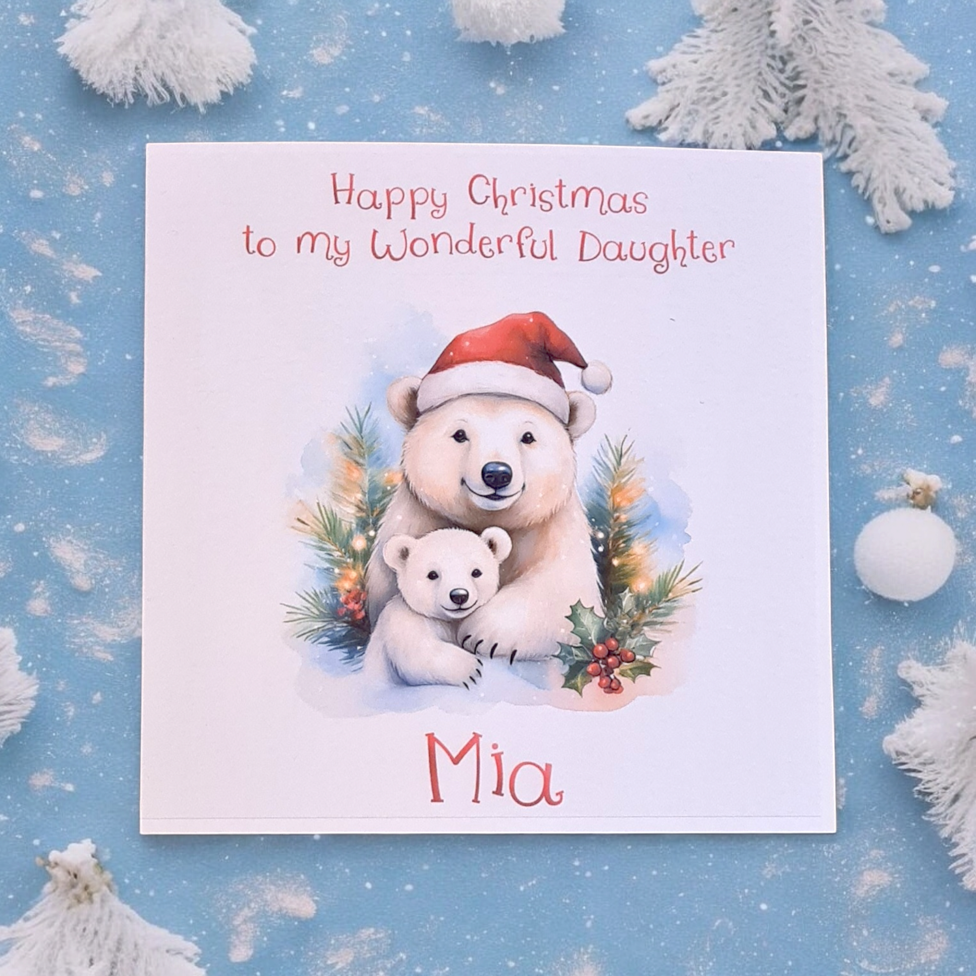 Polar Bear Christmas Card