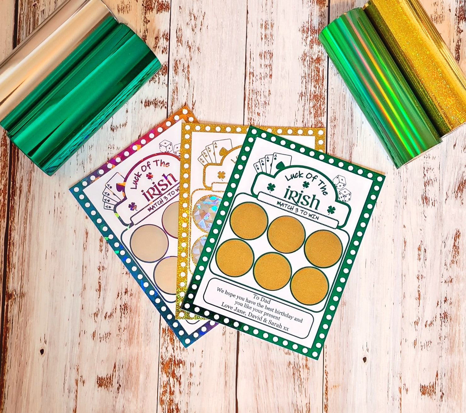 Luck of The Irish Scratch Card