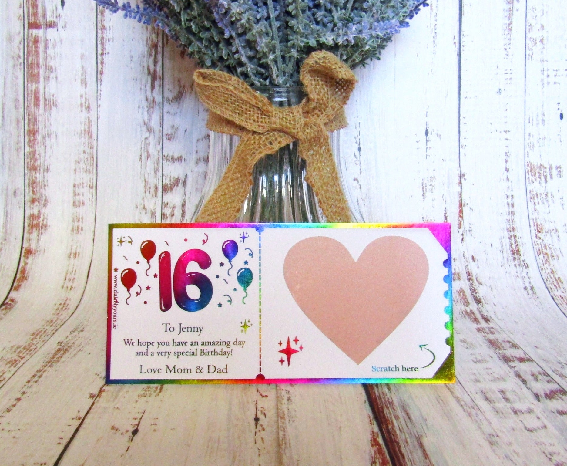 Birthday Scratch Card - Age