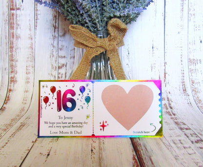 Birthday Scratch Card - Age