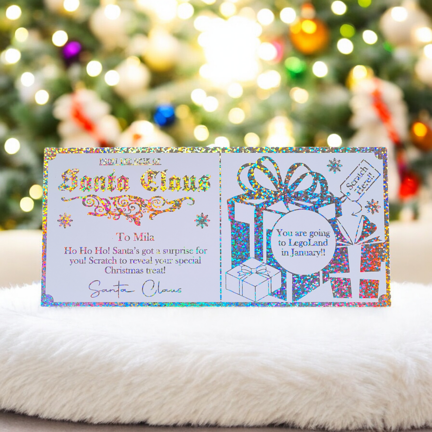 Santa Claus Scratch Card