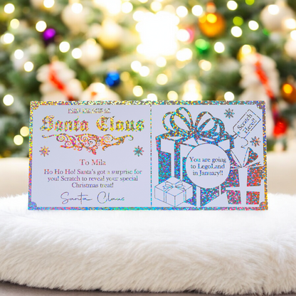 Santa Claus Scratch Card